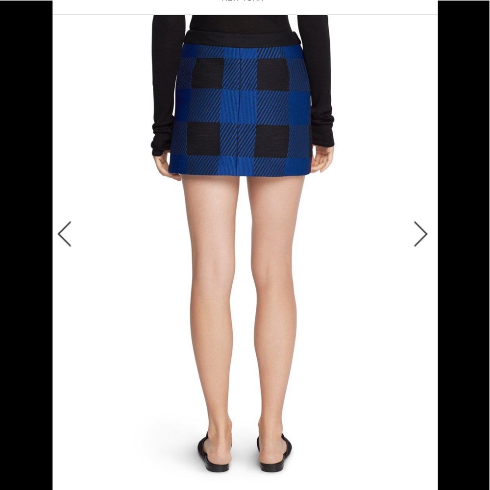 Rag & Bone Cybil Skirt in Blue Buf - Picture 3 of 11